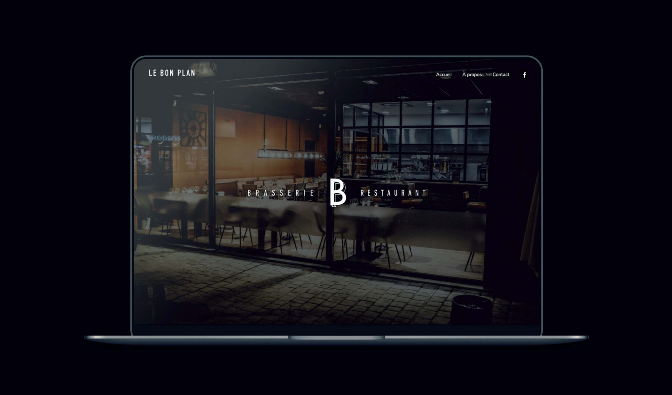 Website brasserie le bon plan