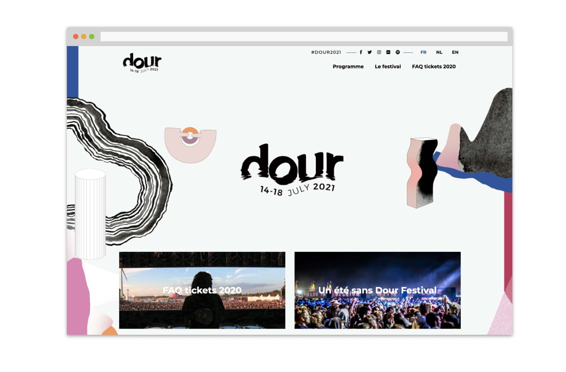 Dour Festival website