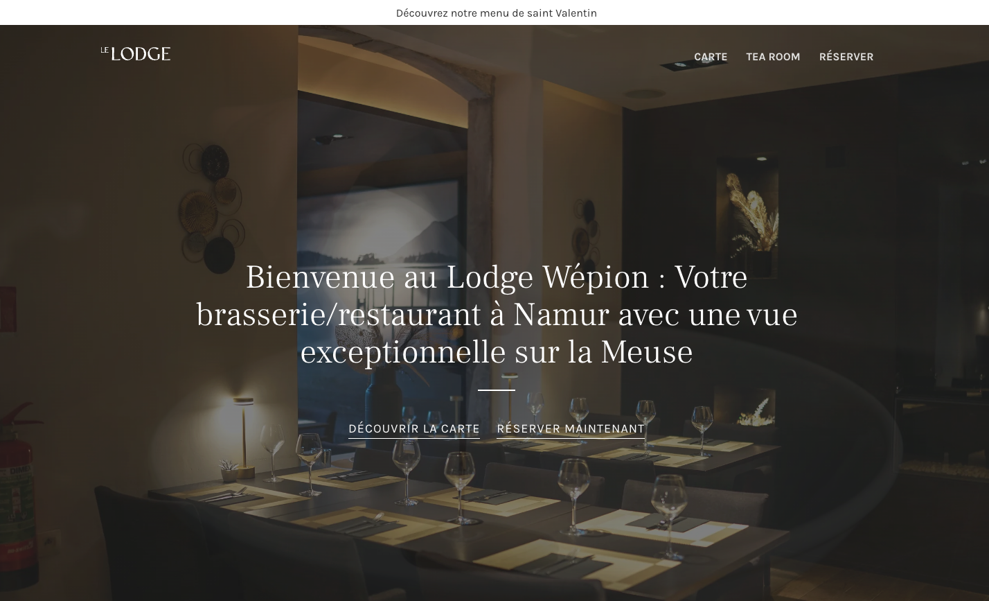 Le lodge website