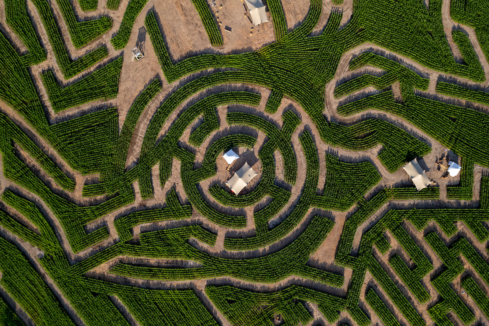 Le labyrinthe de Durbuy drône