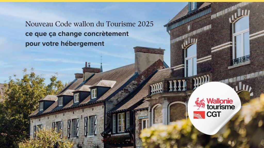 code wallon au tourisme juillet 2025
